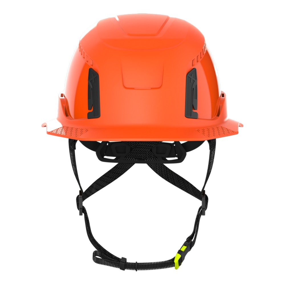 HexArmor 16-30009 Ceros XT400 Type II Full Brim Safety Helmet, Hi Vis Orange