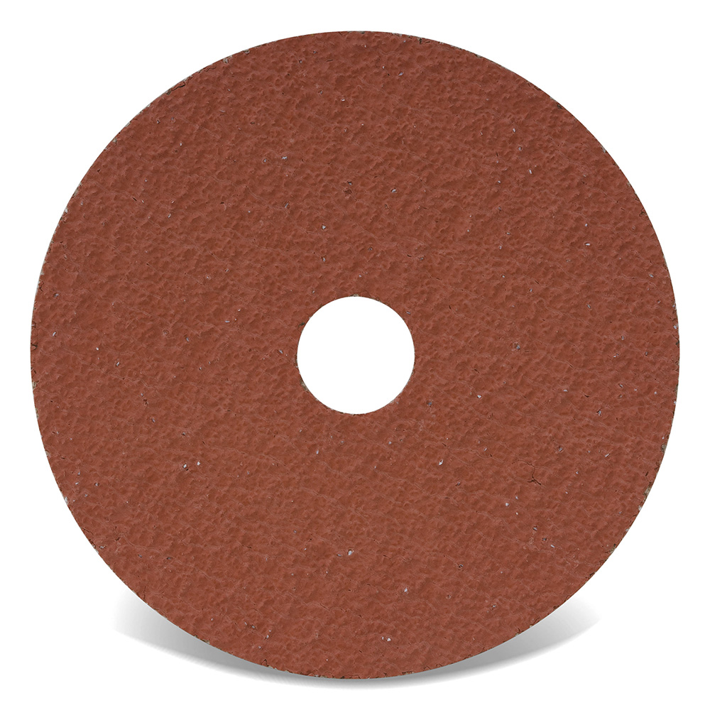 CGW 48186 4-1/2" Dia x 7/8" 80-Grit Ceramic Red Fiber Disc