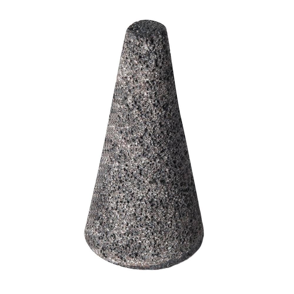 CGW 49029 2-1/2" X 3" X 5/8"-11 Type 17 A16R 16-Grit Aluminum Oxide Resin Cone