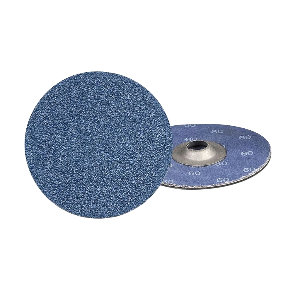CGW 59674 2" Dia Turn-On 36-Grit Blue Zirconia Quick Change Disc