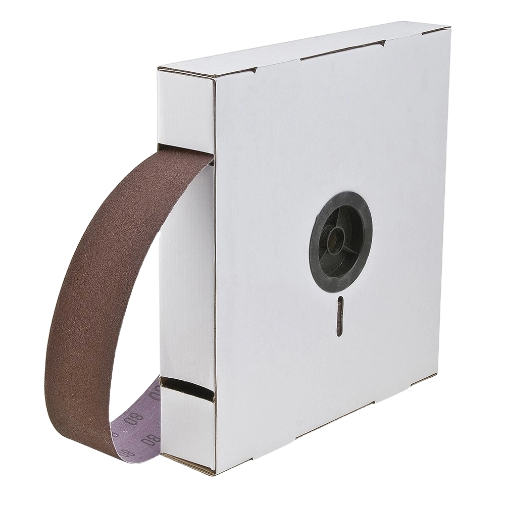 CGW 63070 1" W x 50 yd L 320-Grit Brown Aluminum Oxide Abrasive Shop Roll