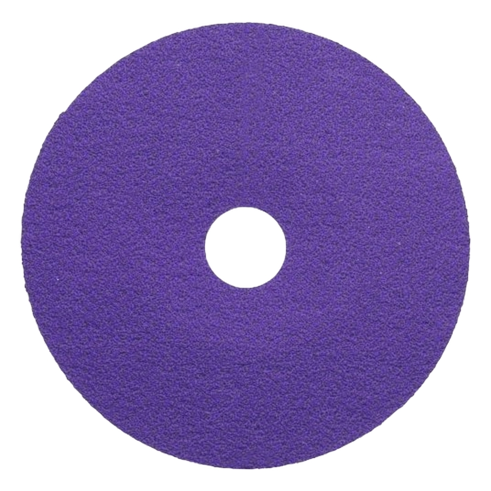CGW 79010 4-1/2" Dia x 7/8" 50-Grit Ceramic Purple Fiber Disc