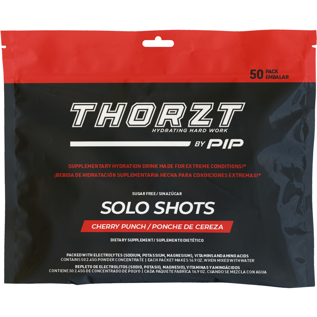 PIP SSSFCP THORZT Sugar Free Solo Shots - Cherry Punch