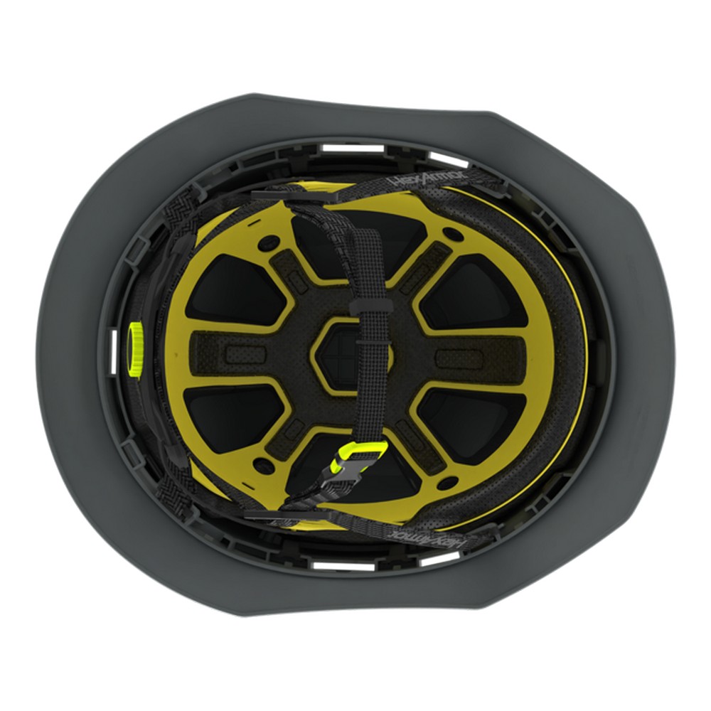 HexArmor 16-30006M Ceros XT400 Type II Full Brim Safety Helmet with MIPS, Grey