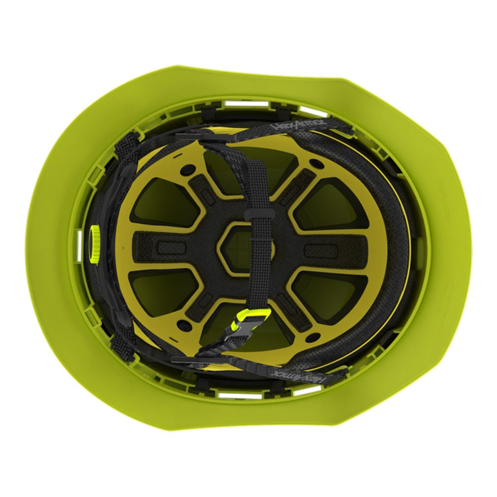 HexArmor 16-30010M Ceros XT400 Type II Full Brim Safety Helmet with MIPS, Hi-vis Yellow