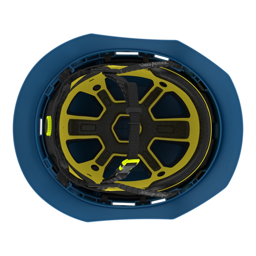 HexArmor 16-31002M Ceros XT400E Type II Full Brim Safety Helmet, Class E, Blue with MIPS