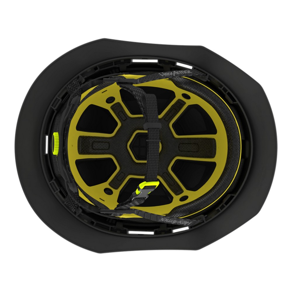 HexArmor 16-31007M Ceros XT400E Type II Full Brim Safety Helmet, Class E, Black with MIPS