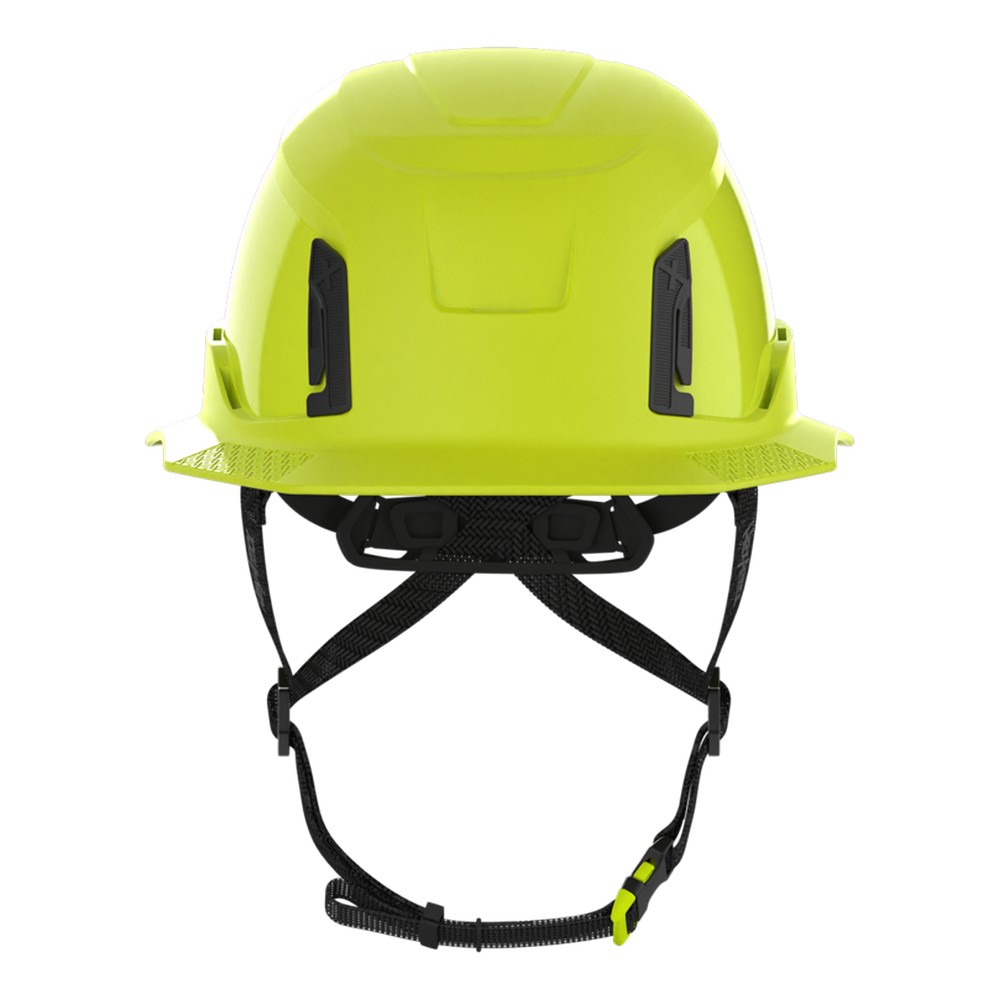 HexArmor 16-31010M Ceros XT400E Type II Full Brim Safety Helmet, Class E, Hi-Vis Yellow with MIPS