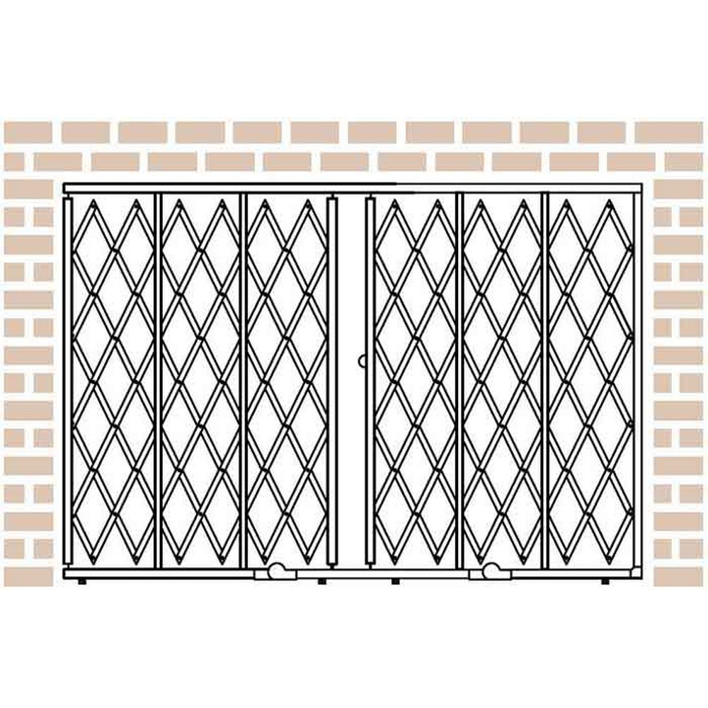Illinois Engineered Products HYB-SFSP-CL-6099 Hybrid Single Gate - 6' W x 9'9" H, w/ Fixed Top & Folding Bottom