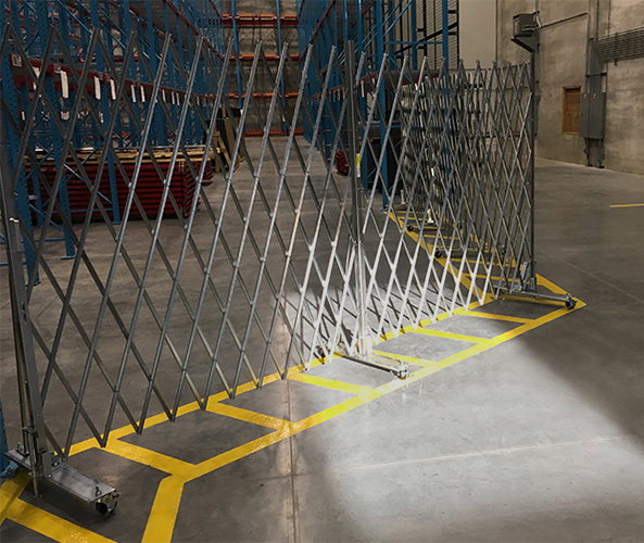 Illinois Engineered Products XL1265 Portable Folding Gate - Starter, Heavy Duty, 12' Wide, 78" Collapsed Height