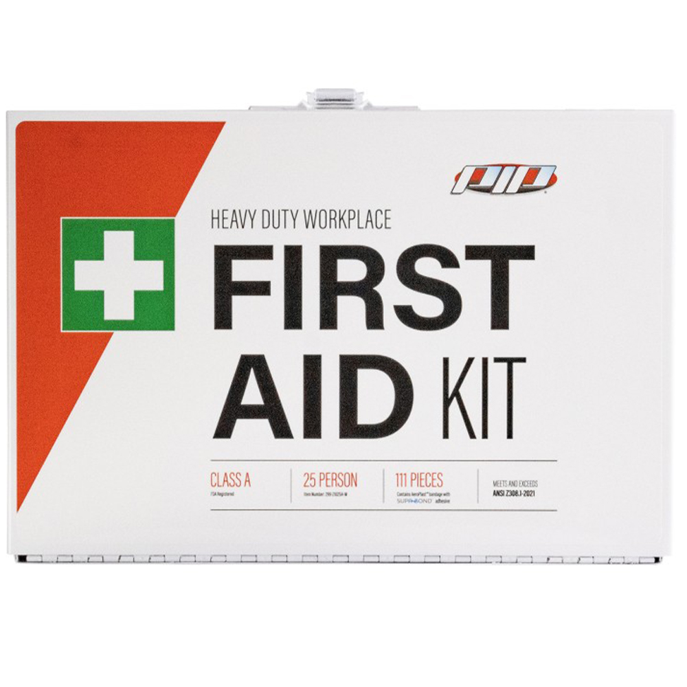 PIP 299-21025A-M PIP ANSI Class A Waterproof First Aid Kit - 25 Person - Metal Case