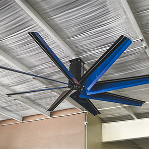 Humongous Fan HF1200 8 Blade Fan & VFD Controller 12 Foot Diameter