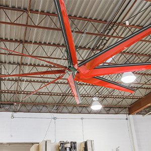 Humongous Fan HF20 8 Blade Fan & VFD Controller 20 Foot Diameter