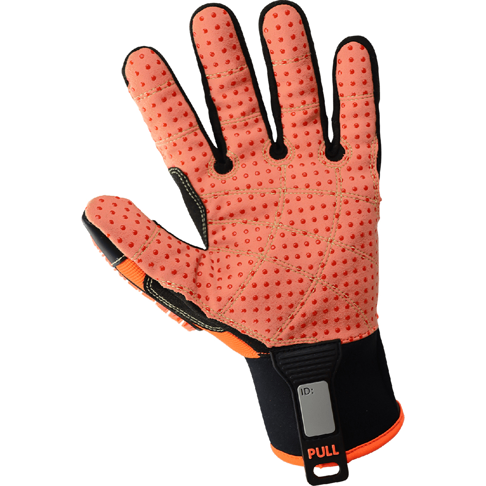 Global Glove SKG00121G Torq Sirocco Xtra High-Visibility Multi-Hazard Oil and A6 Gas Gloves