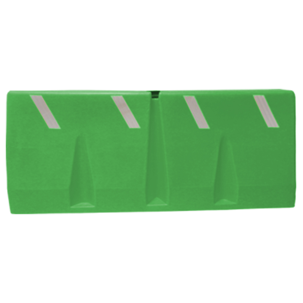 DPI TB-5 Plastic Traffic Barrier, 62X24, Green