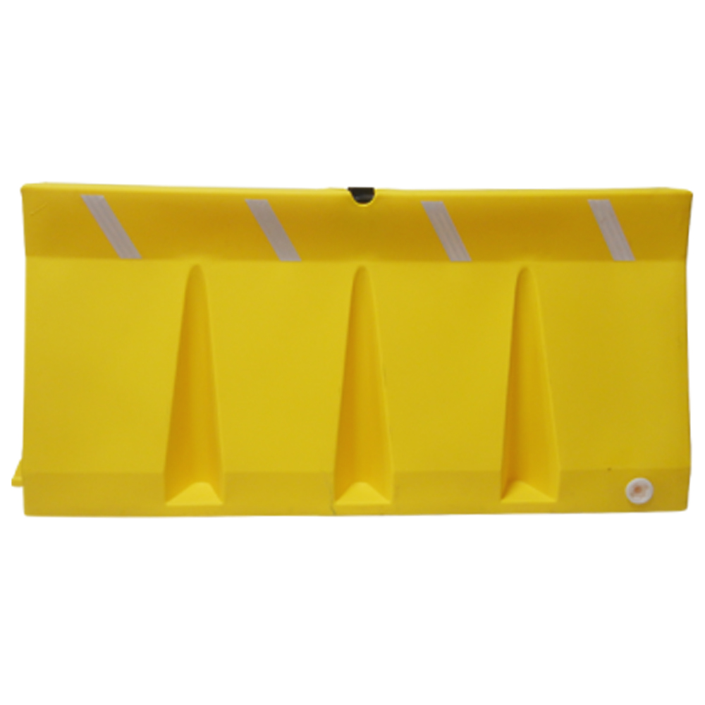 DPI TB-6 Plastic Traffic Barrier, 70X34, Yellow