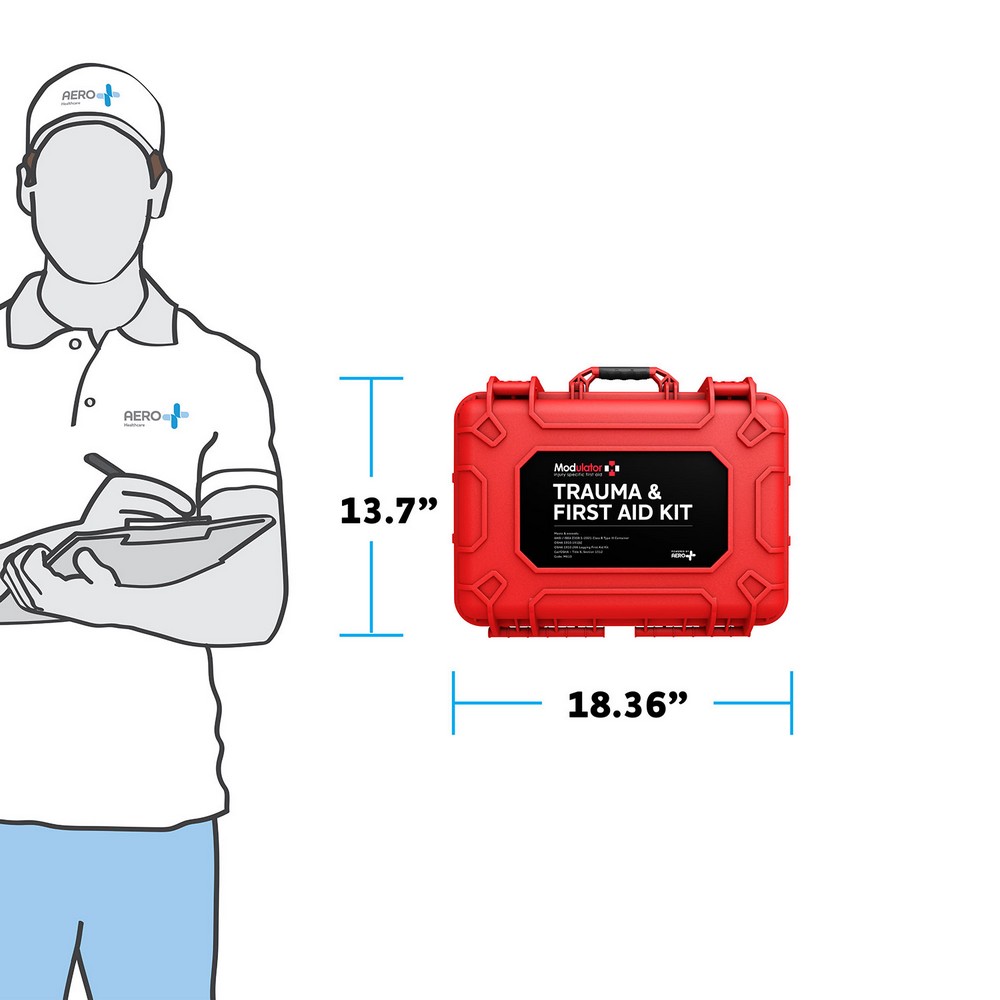 Aero Healthcare M610 Modulator Trauma Kit - Rugged Hard Case