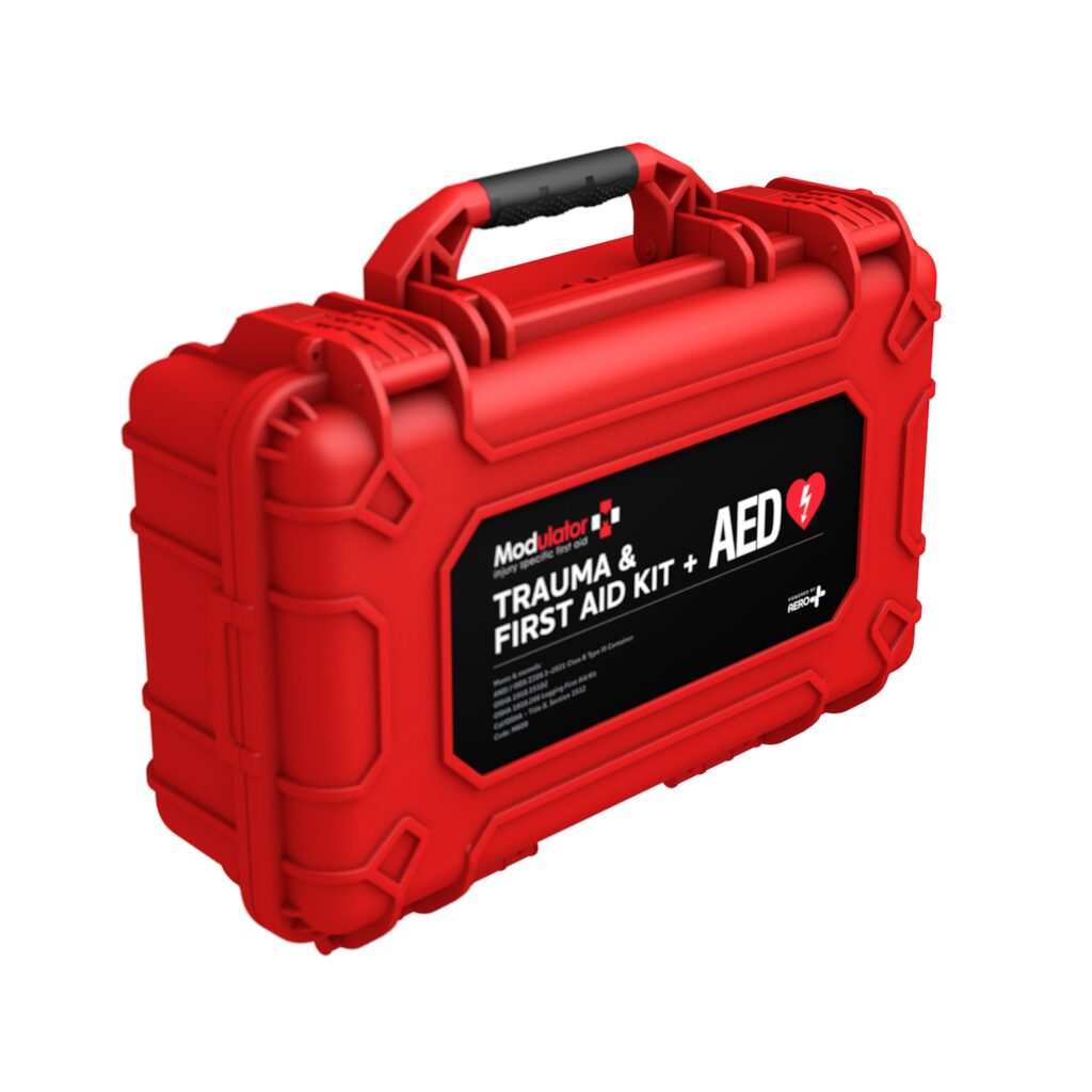 Aero Healthcare M600 Modulator Trauma Kit without AED - XL Rugged Hard Case