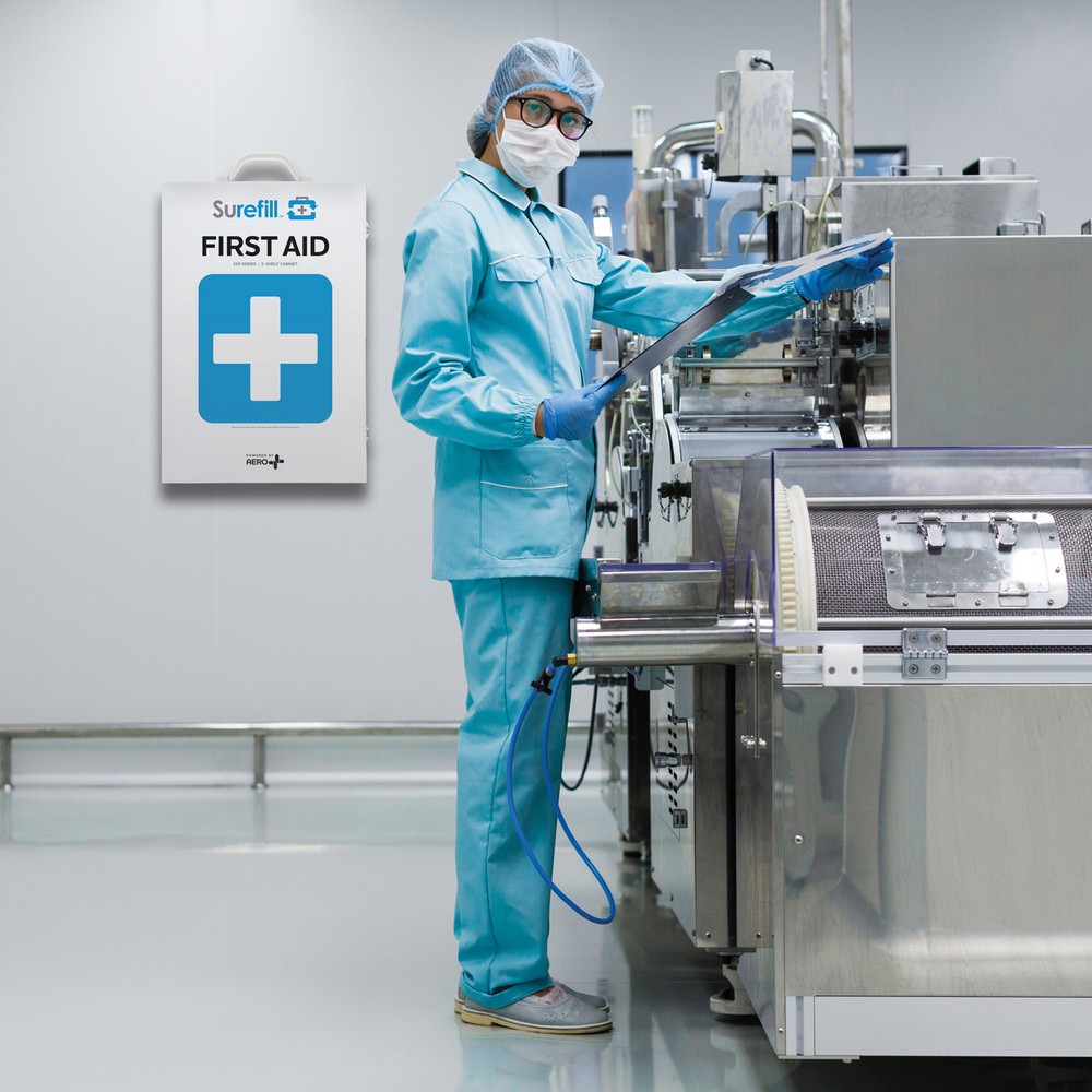 Aero Healthcare SF200BMT SUREFILL 5 Shelf Metal Cabinet 200  ANSI 2021  B - Meds