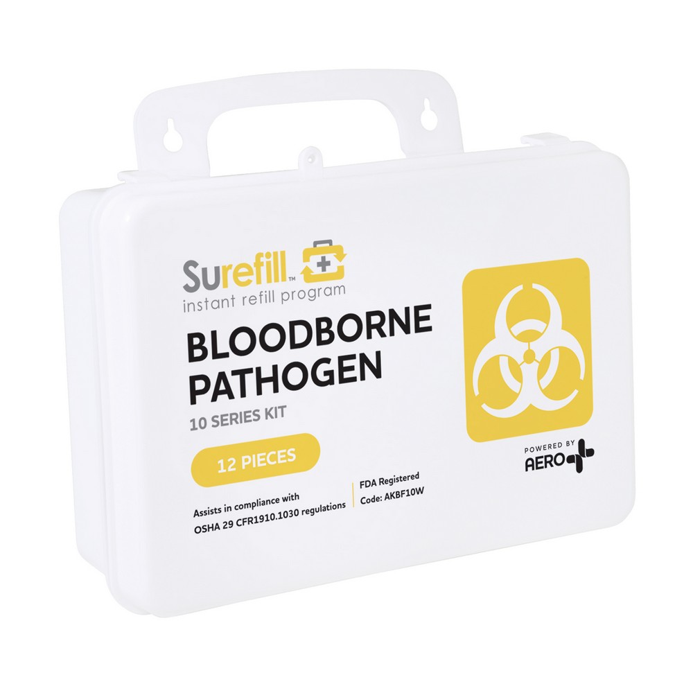 Aero Healthcare AKBF10W SUREFILL Bloodborne Pathogen Kit