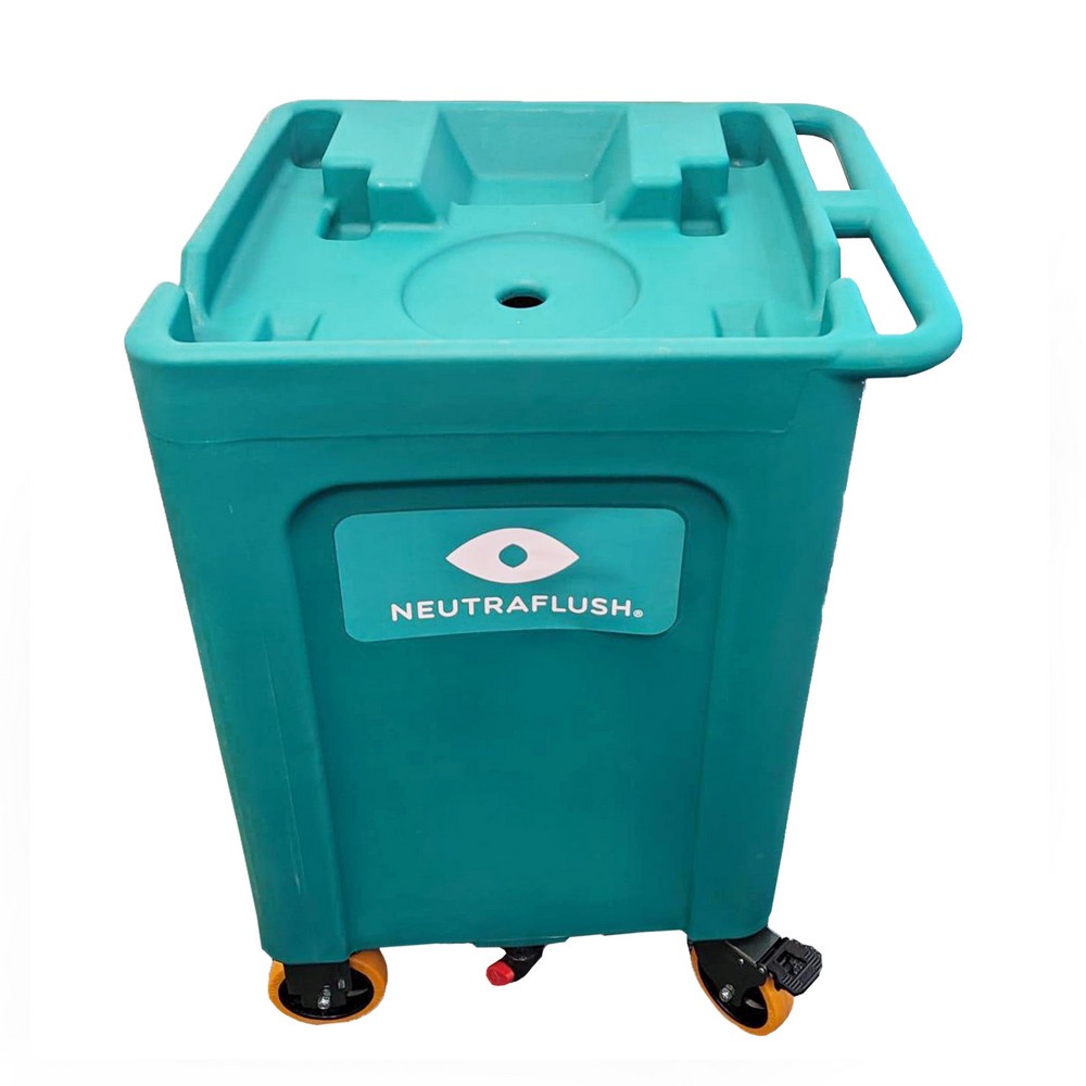 Aero Healthcare NFSCART01 NeutraFlush Rolling drain cart stand for 16 Gal Eyewash Station