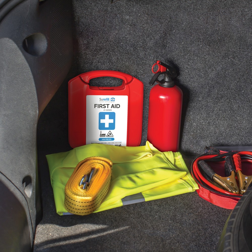 Aero Healthcare AK10NR SUREFILL 10 Series First Aid Kit - Retail Plastic Case