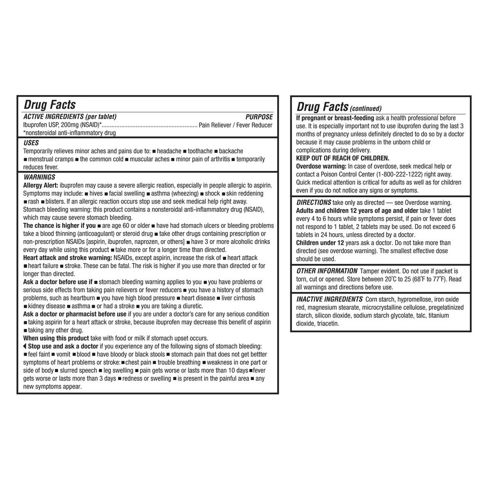 Aero Healthcare ATIB100 AEROTAB Ibuprofen Tablets 100/box