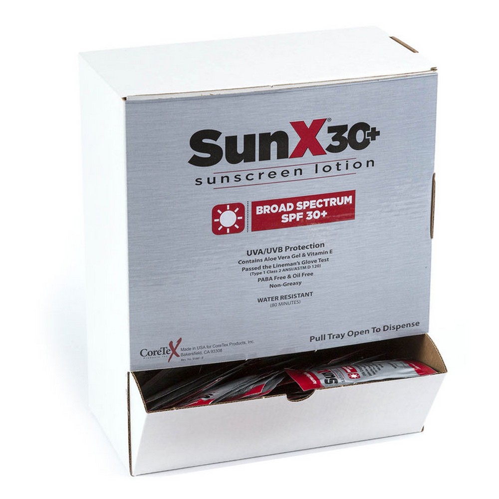 Aero Healthcare 91663 SunX30 Sunscreen Lotion Packets, 50/box