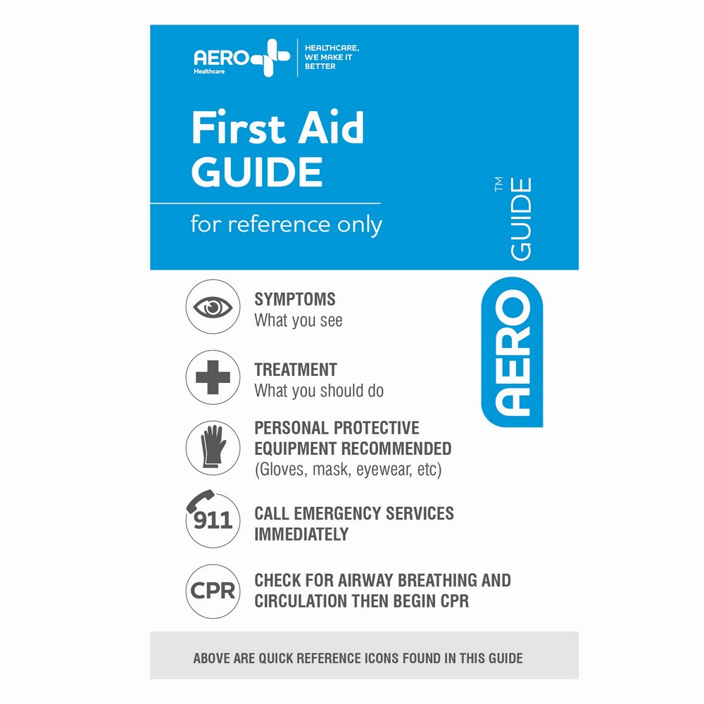 Aero Healthcare AGG001 AEROGUIDE First Aid Guide