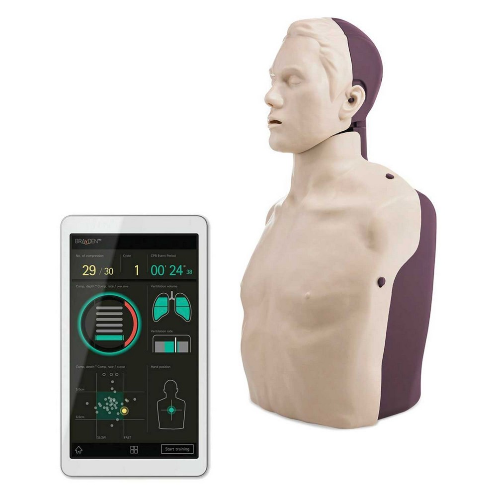 Aero Healthcare IM16-R Brayden PRO CPR Manikin with Bluetooth Technology (Red Lights)