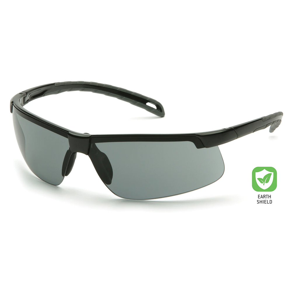 Pyramex Safety ESB8620DTMBCB Sustainable Ever-Lite - Black Frame Gray Lens Safety Glasses
