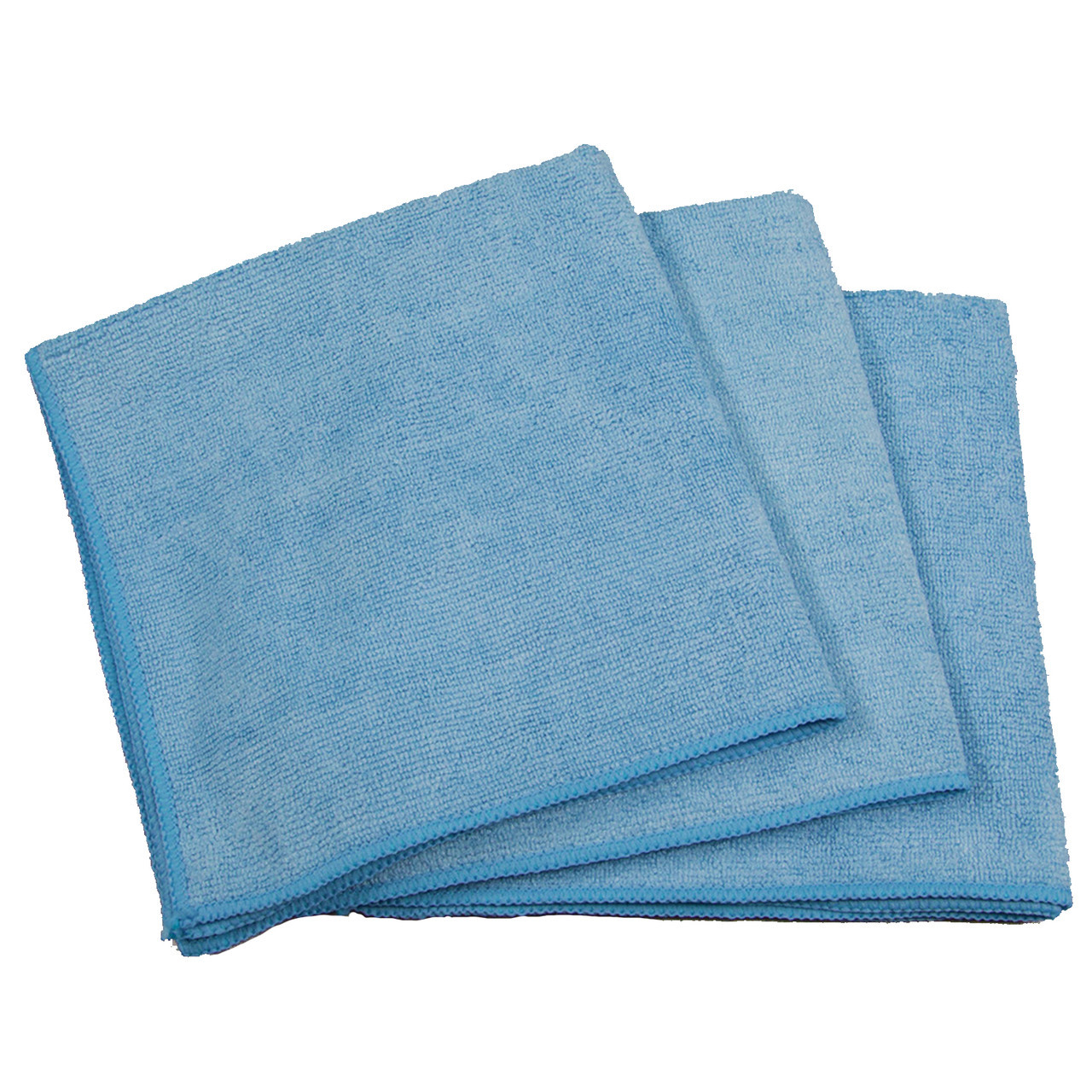 Perfect Products CSA002E Blue 16" X 16" Microfiber Towel 24/Pack, 10 Pack/Case