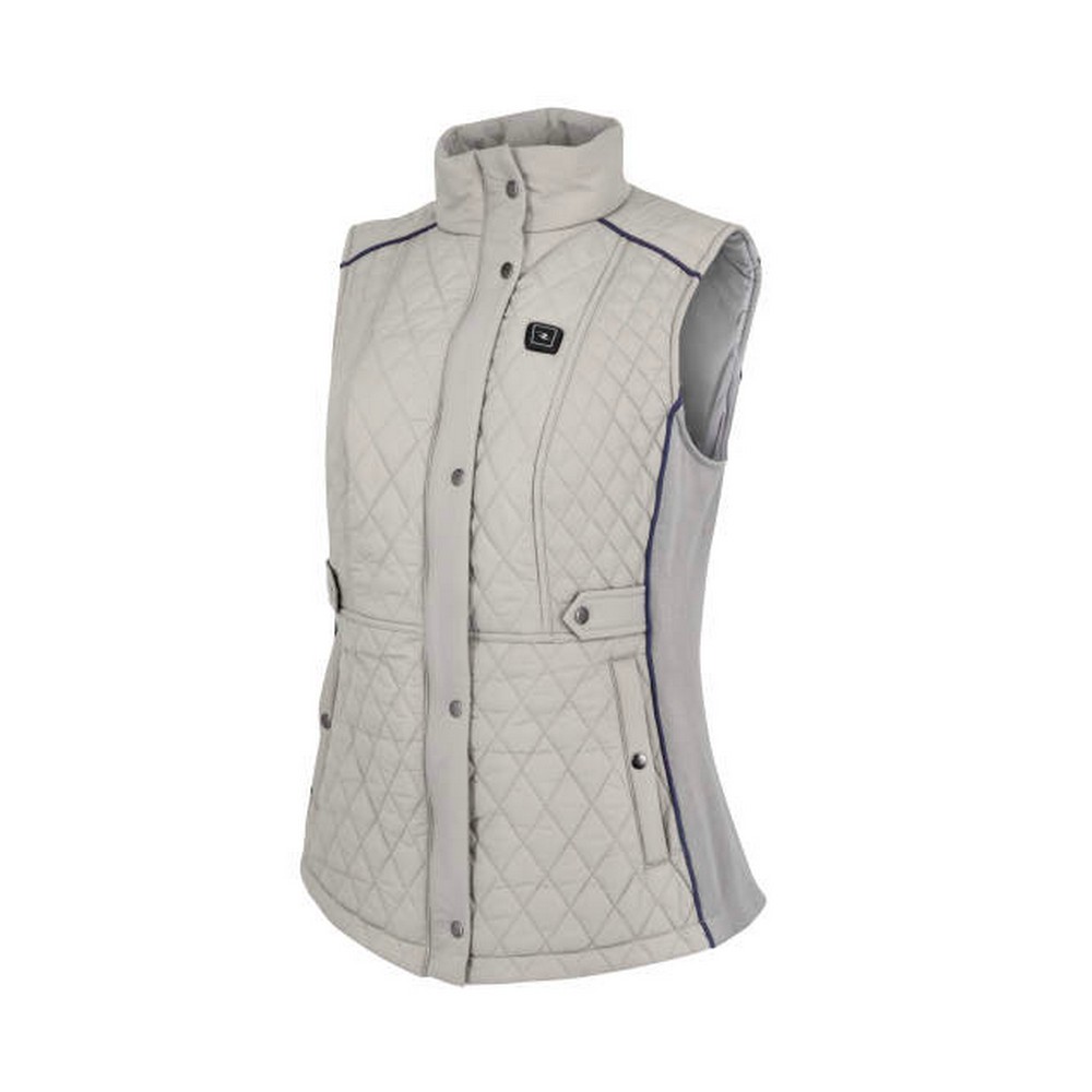 Radians RHG-V202G Women's Quilted Heated Vest - Gray