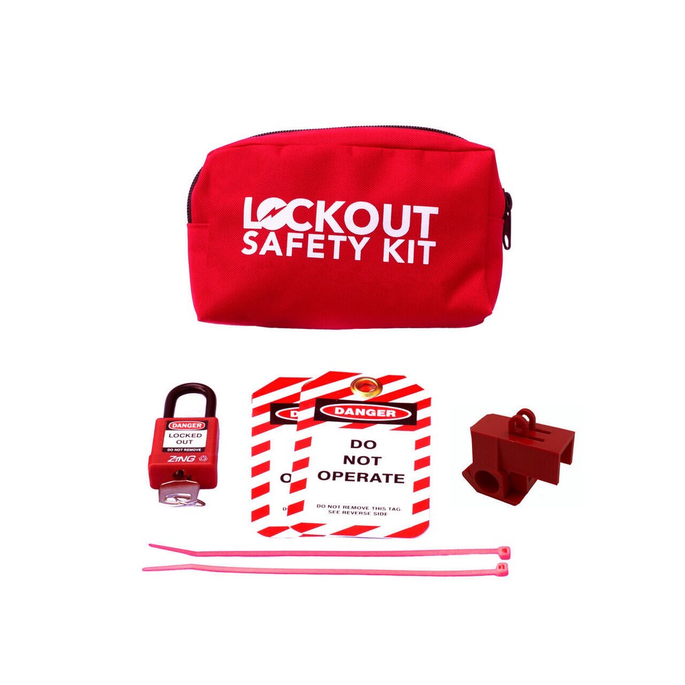 Zing Green 7822 Laboratory Ball Valve Lockout Kit