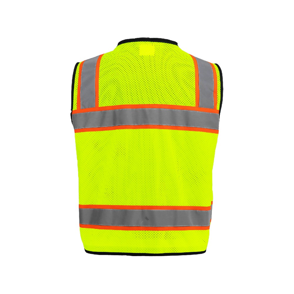 Global Glove FrogWear® HV Ultra-Rugged High-Visibility Premium Surveyors Class 2 Safety Vest - GLO-096