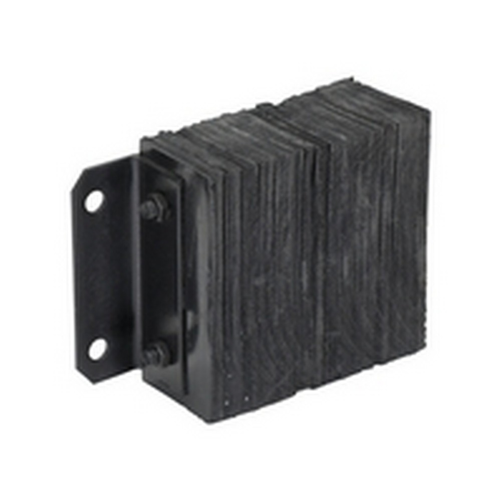 Vestil 1014-4.5F Laminated Rubber Dock Bumper 10 In. x 14 In. x 4-1/2 In. Black
