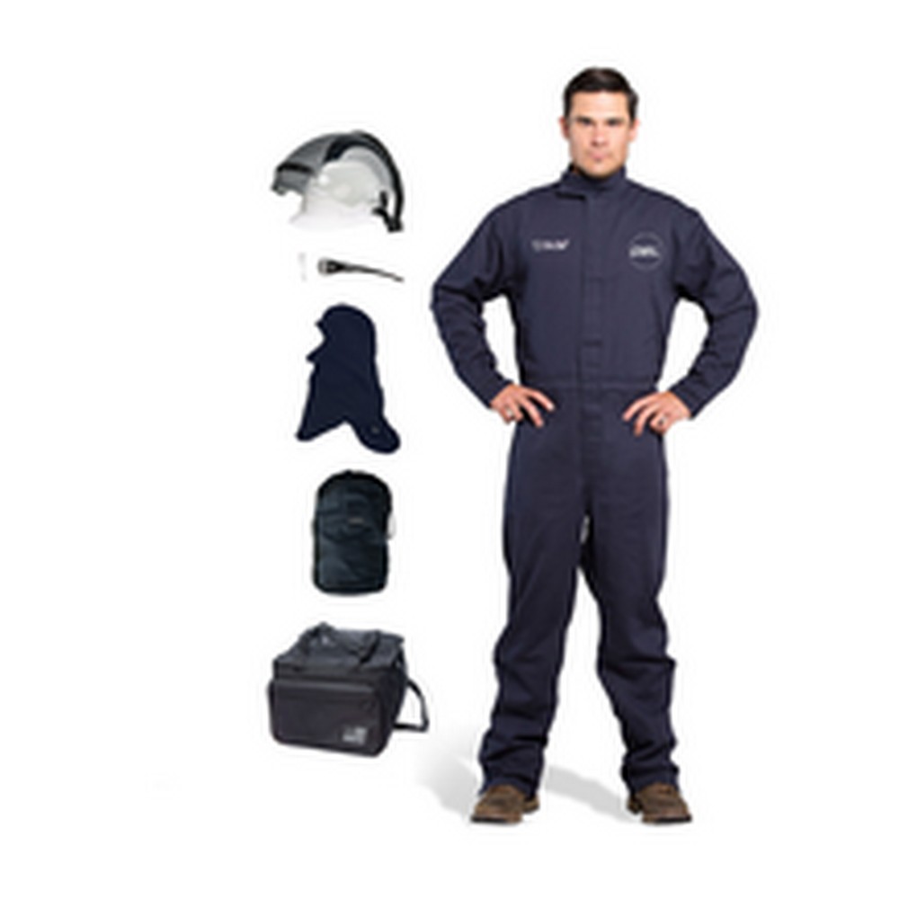 OEL AFW12-NFC-S 12 CAL Coverall Kit HeadGear Mens Navy
