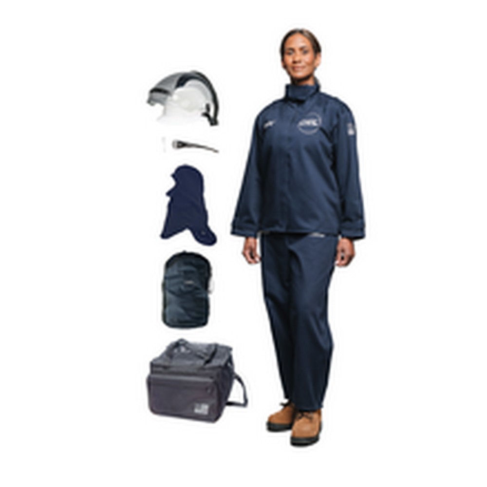 OEL AFW12-NJB-W 12 CAL Jacket and Bib Overall Kit HeadGear Womens Navy