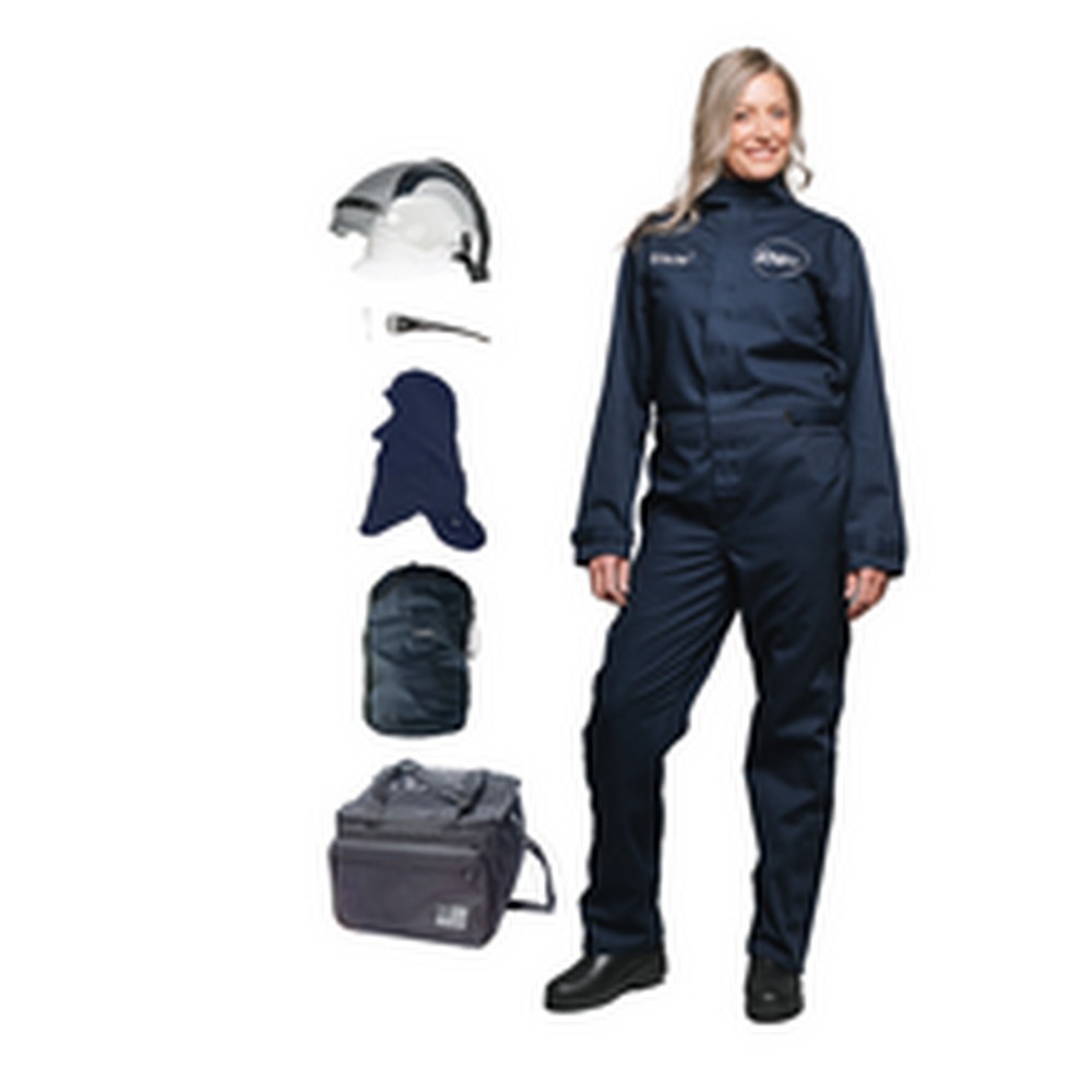OEL AFW12-NFC-S-W 12 CAL Coverall Kit HeadGear Womens Navy