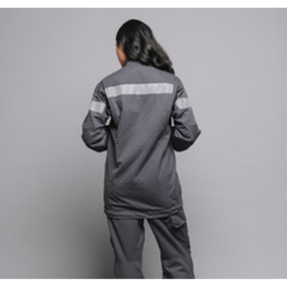 OEL AFW040-BSJ-GTX-S-W 40 CAL Jacket Black Series GTX Womens Charcoal Grey