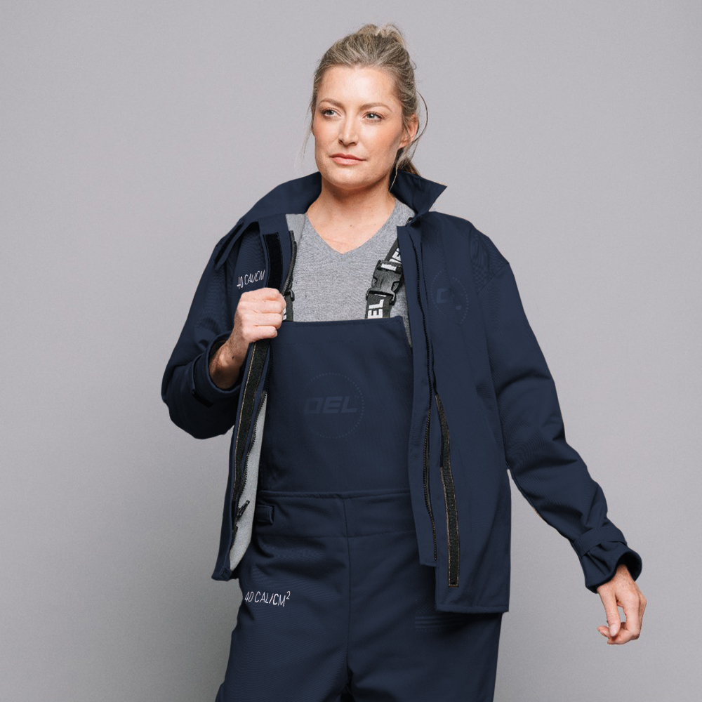 OEL AFW040-NJ-W 40 CAL Jacket Standard Womens Navy
