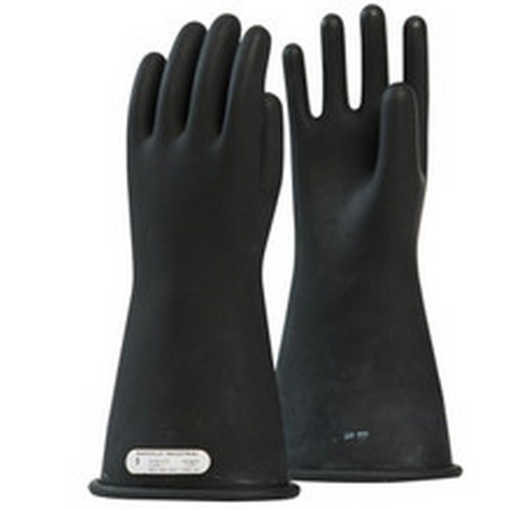 OEL IRG114B CLASS 1 RUBBER GLOVES 14" Black