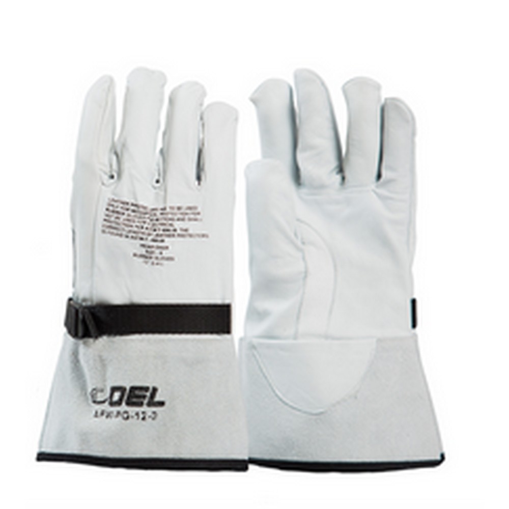 OEL AFW-PG-12 12" Protective Leather Gloves