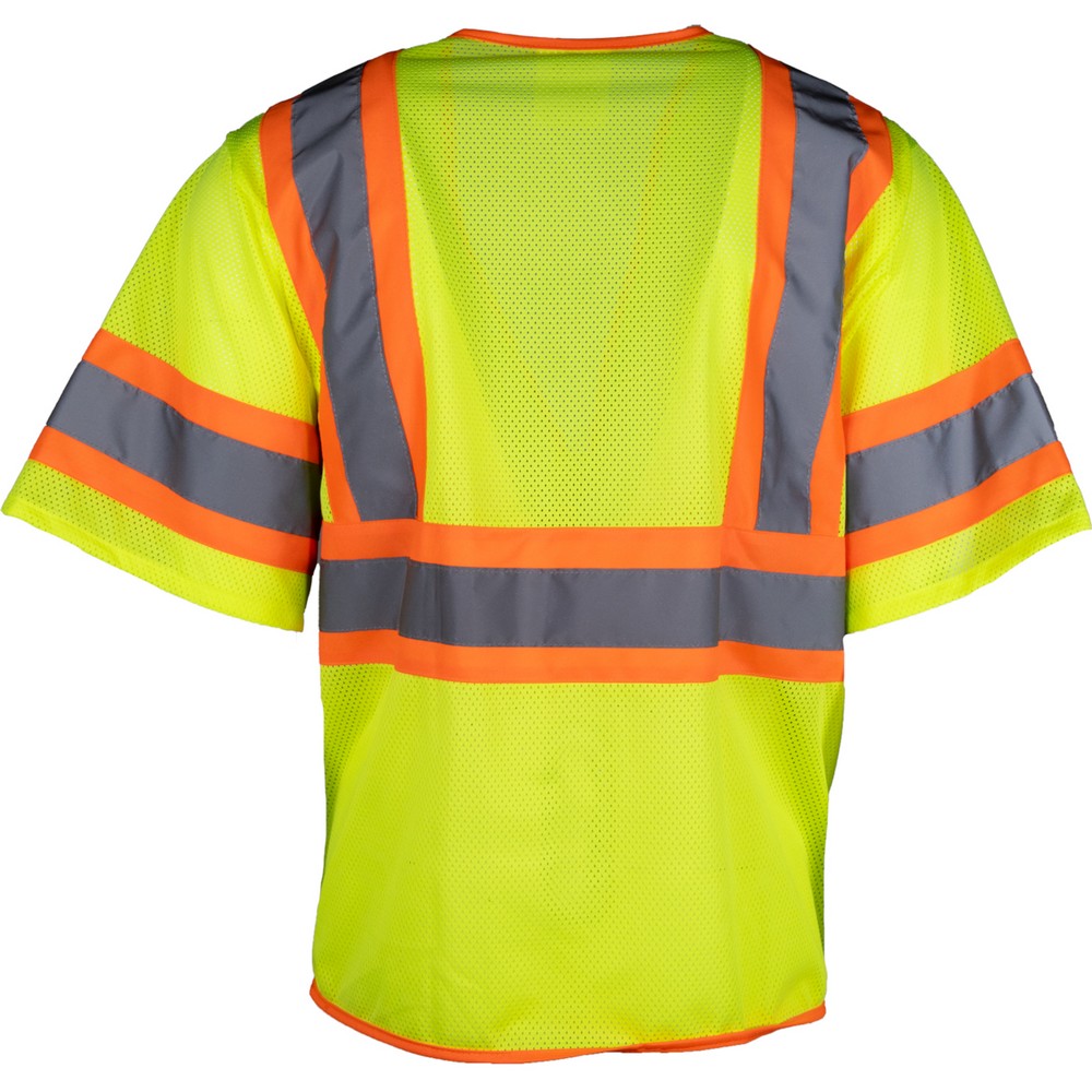 PIP 333W6350H-OR ANSI Type R Class 3 Women's Contoured Reversible Puffer Jacket Hi-Vis Orange