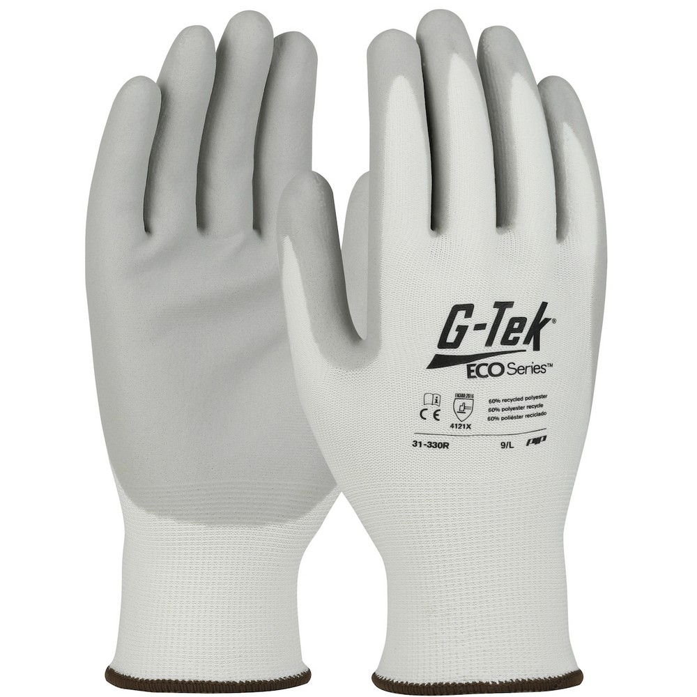 PIP 31-330R/XS Seamless Knit Recycled Yarn / Spandex Blended Glove with Nitrile Coated Foam Grip on Palm & Fingers