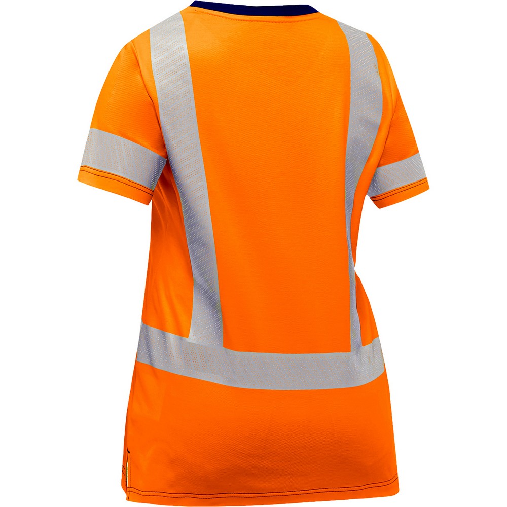 PIP 385MFRHC-ON AR/FR Ripstop Coverall with Navy Bottom - Industrial Wash Durable Orange/Navy