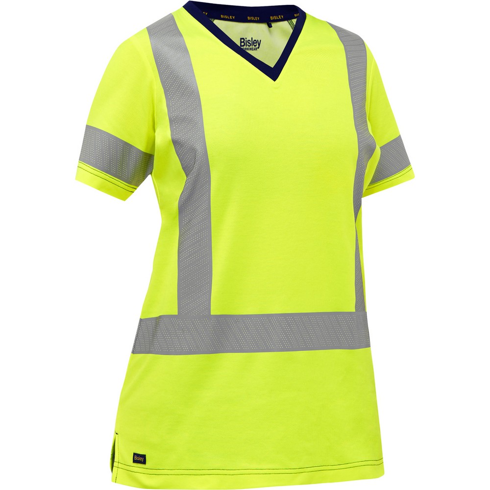 PIP 313W1118X-Y/S ANSI Type R Class 2 and CSA Z96 Class 2 Women's X-Back Short Sleeve Shirt