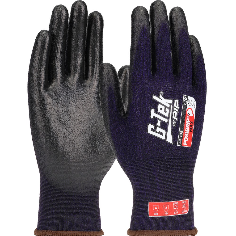 PIP 34-188/XS Seamless Knit Nylon/Spandex Blended Glove with PosiGrip MAX Coating on Palm & Fingers - Touchscreen Compatible