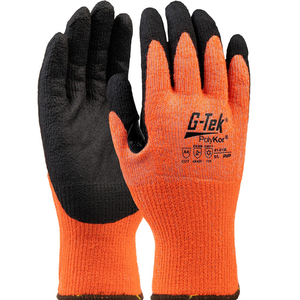 PIP 41-8156/S Seamless Knit Single-Layer PolyKor / Acrylic Blend Glove with Nitrile Foam Grip on Palm & Fingers Â– Touchscreen Compatible