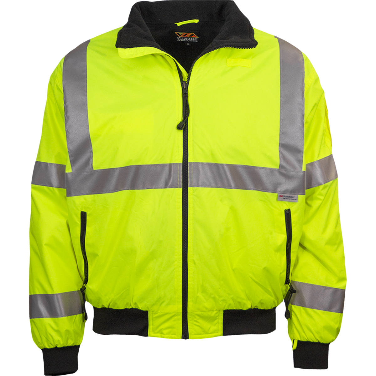 PIP 421ST-LM ANSI Type R Class 3 Water-Resistant 3-Seasons Jacket Hi-Vis Yellow